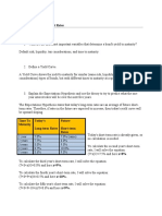 Term Structure of Interest Rates: Case 11: Amber Plank