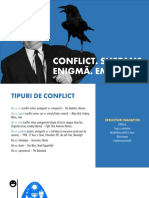 Conflict. Enigma. Suspans