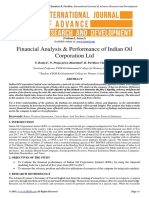 Financial Analysis & Performance of Indian Oil Corporation LTD