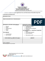 Annex 1 Research Application Form