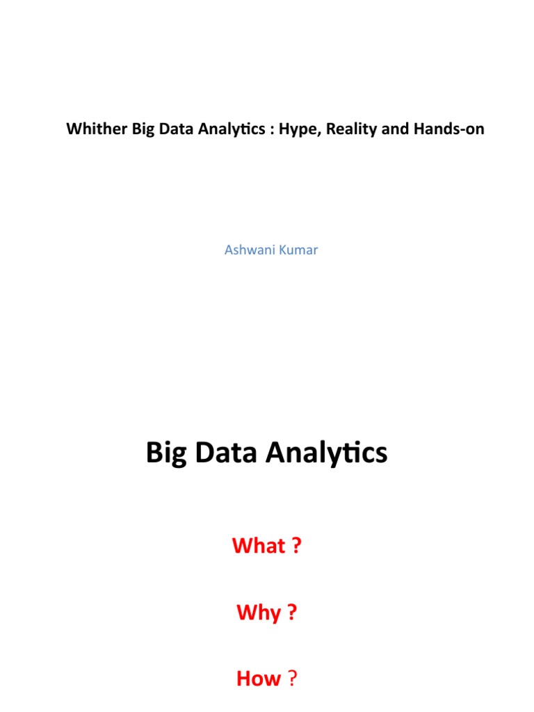 Big Data Analytics: Insights and Challenges | PDF | Analytics | Big Data