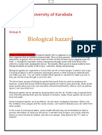 Biological Hazard: University of Karabala