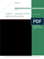 Autism - overview of UK policy and services