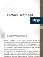 Understanding Factory Overhead Costs
