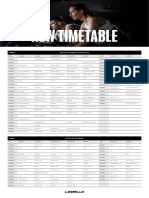 New Timetable: Time Main Studio & Virtual