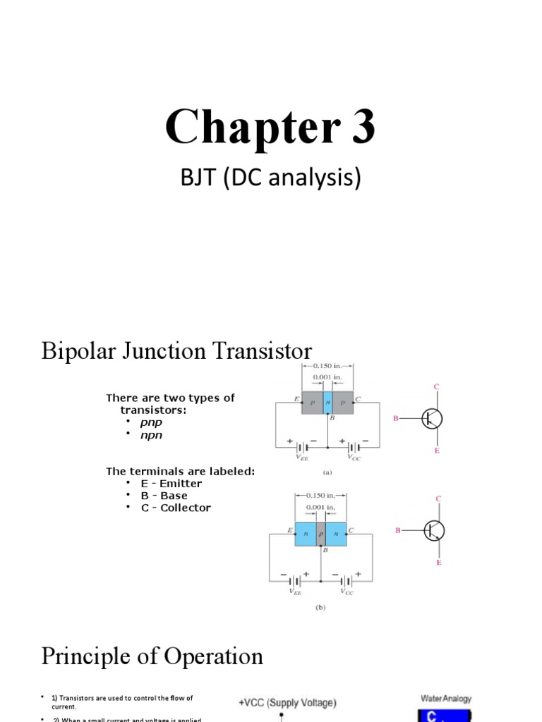 BJT DC Analysis and Biasing Methods | PDF | Bipolar Junction Transistor ...