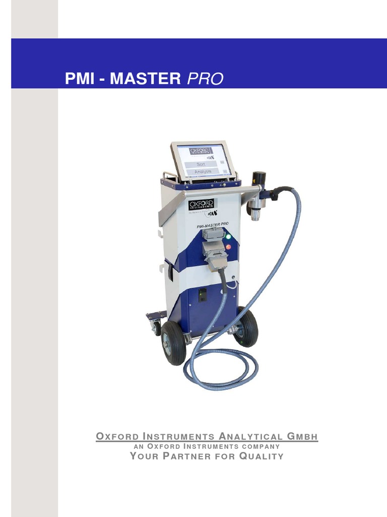 Manual PMI-MASTER Pro Rev. 0110 | PDF | Menu (Computing) | High 