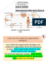 Tema 1. Parte 2. Niveles de Organizacion Biologica.