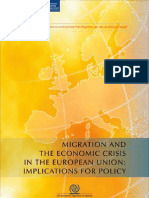 Implicaciones Políticas de La Crisis Económica Sobre La Inmigración en La Ue