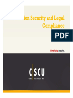 Cscu Module 12 Information Security and Legal Compliance