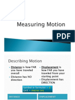 1.measuring Motion - Notes