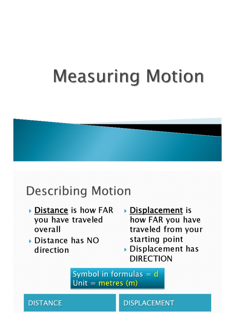 Understanding Distance, Speed, and Acceleration | PDF | Speed | Velocity