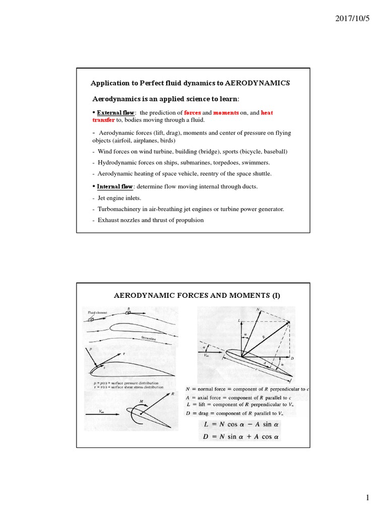 Aerodynamics: Fluid Dynamics Applications | PDF | Aerodynamics ...
