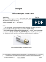 Electron Multiplier For 5973 MSD: Description No