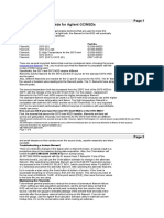 Filament Selection Guide For Agilent GC/MSDS: Table 1: Description Unit Part No