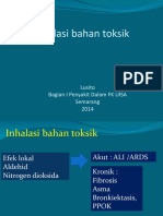 Efek toksik inhalasi bahan kimia dan gas berbahaya