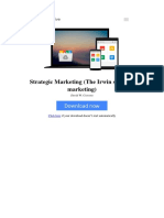 Strategic Marketing (The Irwin Series in Marketing) : Click Here