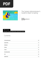 The System Administrator's Guide To Bash Scripting: Terry Cox Aug 1, 2019
