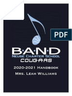 Band Handbook 2020-2021