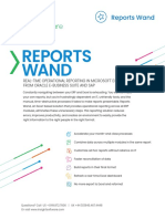 Reports Wand: Real-Time Operational Reporting in Microsoft Excel From Oracle E-Business Suite and Sap