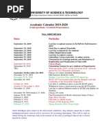 SDSU Academic Calendar | PDF | Thesis | Postgraduate Education
