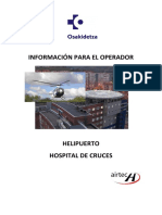 INFORMACIÓN PARA EL OPERADOR HELIPUERTO HOSPITAL DE CRUCES