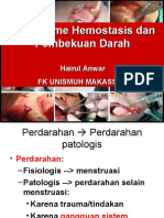 Mekanisme Hemostasis Dan Pembekuan Darah