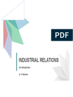Industrial Relations - An Intro