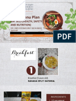 Daily Menu Plan