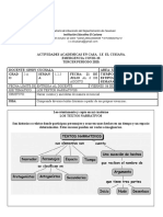 ACTIVIDADES ESPAÑOL