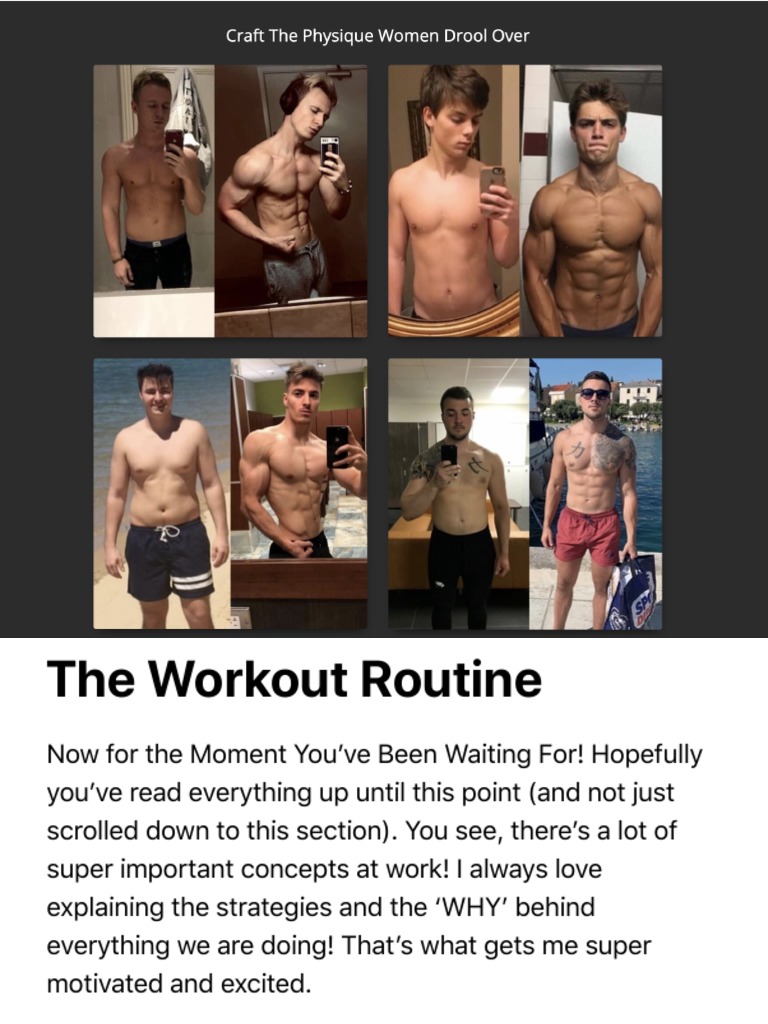 Workout Phase 1 PDF Strength Training Recreation