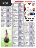Platinum Karaoke Full Song List PDF | PDF | Hip Hop Music | Microphone