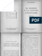 Benedict Ruth Capitulos 2 y 3 El Hombre y La Cultura Comprimido PDF