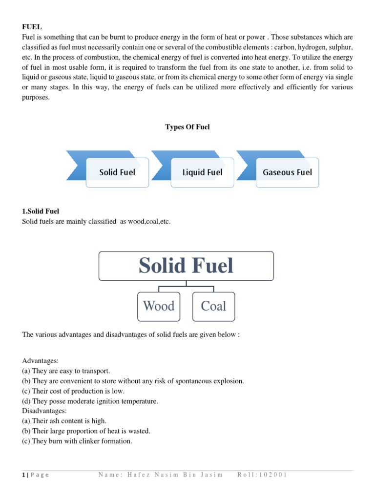 Types of Fuel PDF | PDF | Fuels | Natural Gas