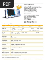 OWON SmartDS Series Digital Oscilloscope Technical Spec.s PDF