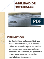 4. SOLDABILIDAD DE LOS MATERIALES