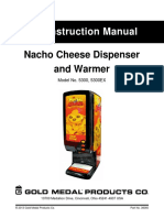 Nacho Cheese Dispenser and Warmer: Instruction Manual