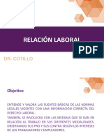 Relación Laboral: Dr. Cotillo