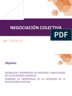 Negociación Colectiva: Dr. Cotillo
