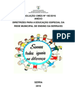 DIRETRIZES PARA A EDUCAÇÃO ESPECIAL PDF