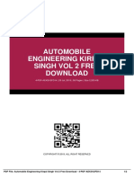 Automobile Engineering Kirpal Singh Vol 2 Free Download: 4-PDF-AEKSV2FD14 - 25 Jul, 2019 - 58 Pages - Size 2,200 KB