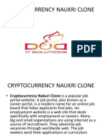 Cryptocurrency Naukri Clone PDF