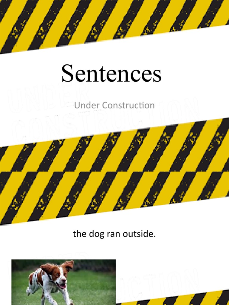 Sentences: Under Construction | PDF