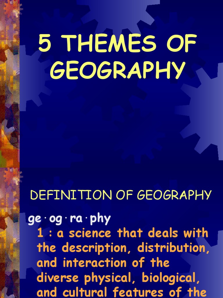 Introduction To Geography Pdf
