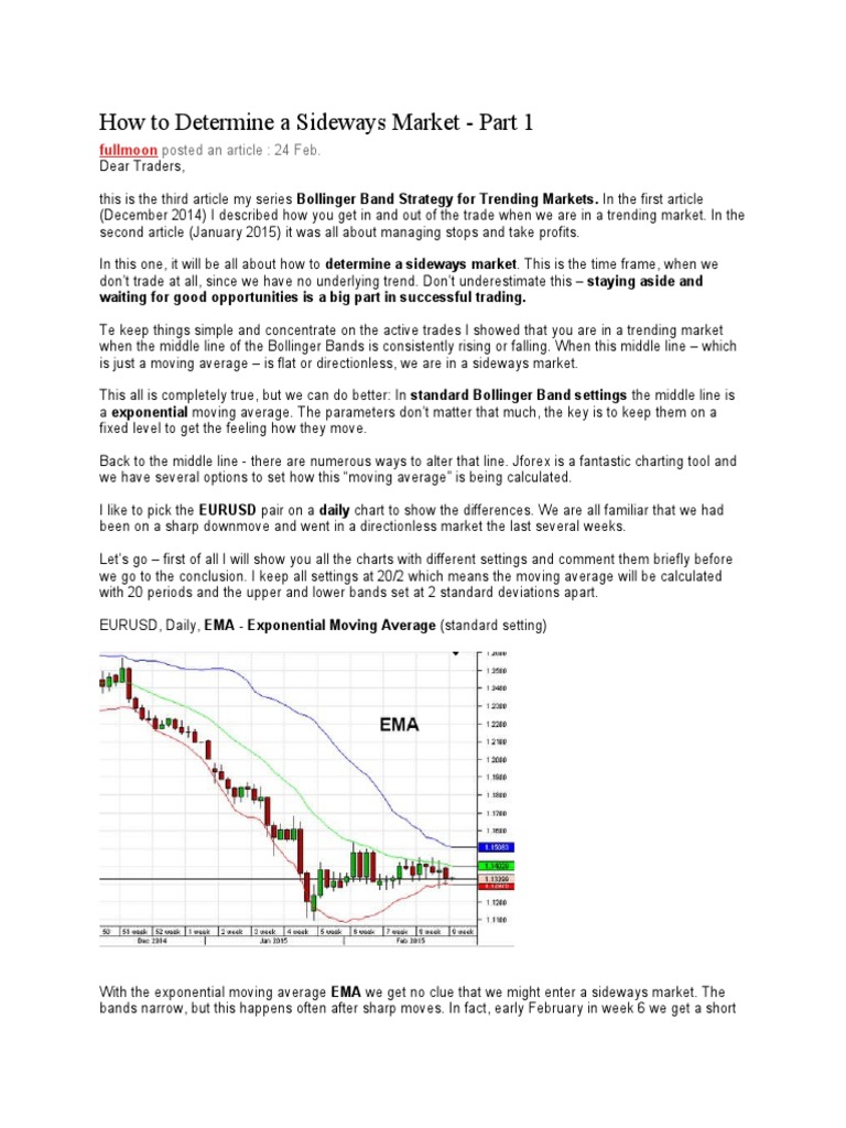 Identifying Sideways Markets with Averages | PDF | Moving Average ...