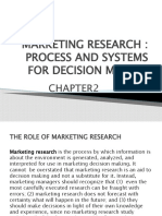 Marketing Research: Process and Systems For Decision Making