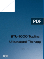 BTL-4000 Topline Ultrasound Therapy: User'S Guide