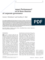 Can Directors Impact Performance? A Case-Based Test of Three Theories of Corporate Governance