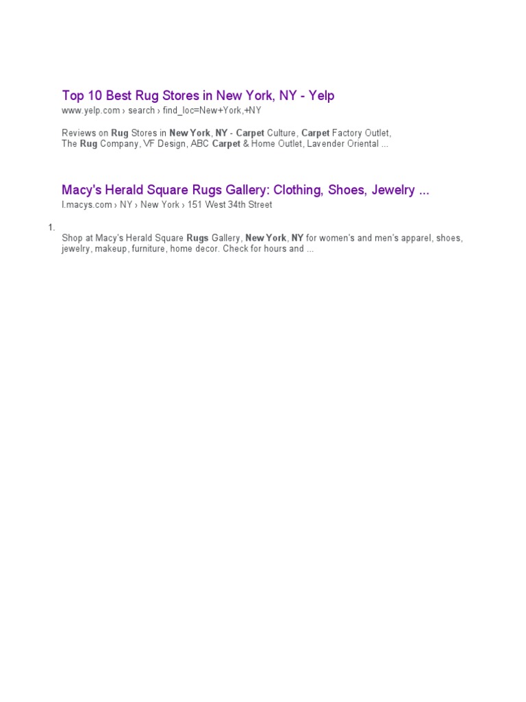 Top 10 Best Rug Stores in New York, NY Yelp PDF