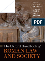 Oxford Handbook On Roman Law